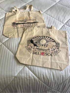 Del Sol Canvas Tote Bags